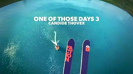 One of Candide's famous point of view videos "One of those Days 3", in which he is being carried by a helicopter.