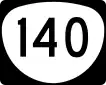 Oregon Route 140 marker