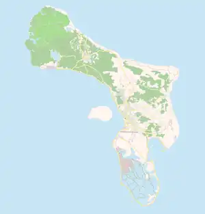 Map showing the location of Bonaire National Marine Park