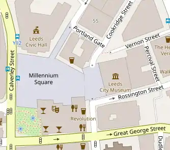 OpenStreetMap map of area