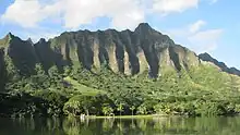 Facing Kualoa Ridge