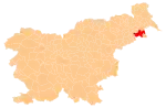 Location of the Municipality of Ormož in Slovenia