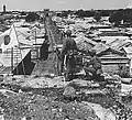 Japanese soldiers on walls of Tongzhou