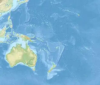 2004 Tasman Sea earthquake is located in Oceania