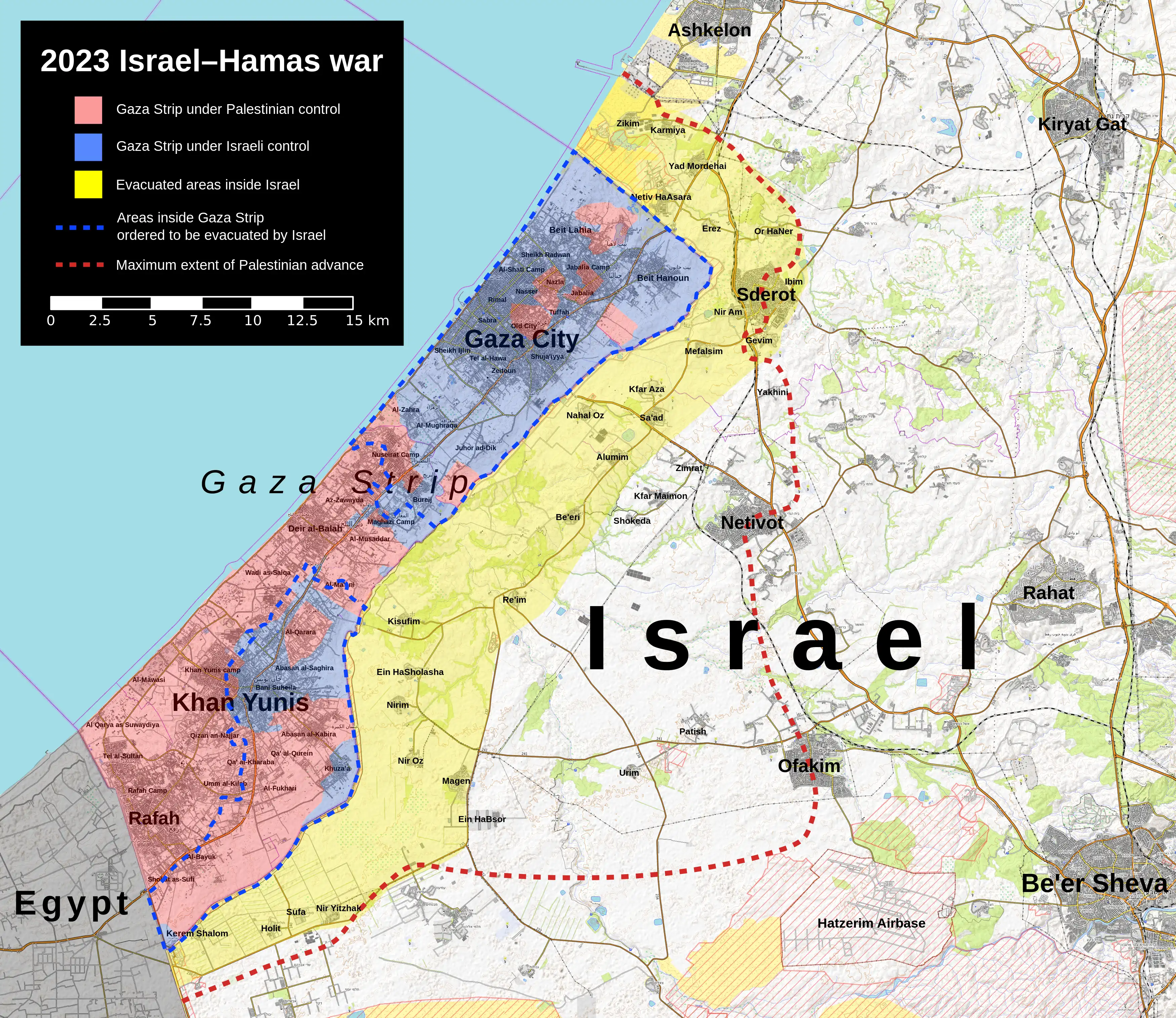 October 2023 Gaza−Israel conflict.svg