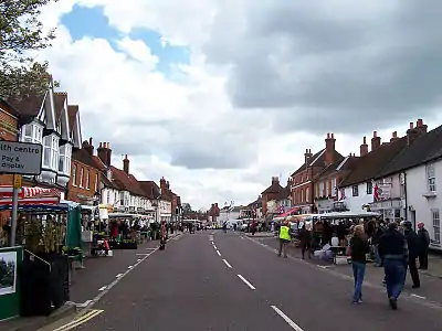 Image 14Odiham High Street in the north-east of Hampshire (from Portal:Hampshire/Selected pictures)