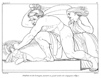 Illustration by John Flaxman for the Odyssey (1810)