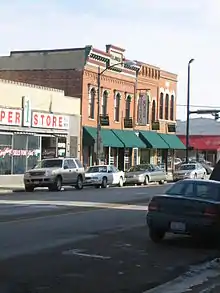 Image 7Historic districts often encompass numerous buildings, such as these in the Oregon Commercial Historic District, in Oregon, Illinois. (from National Register of Historic Places property types)