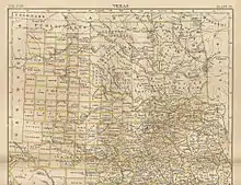 Image 5Map of Indian Territory (Oklahoma) 1889. Britannica 9th ed. (from History of Oklahoma)