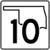 State Highway 10 marker