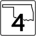 State Highway 4 marker