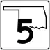 State Highway 5 marker