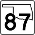 State Highway 87 marker