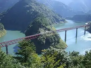 Ōigawa Railway in Kawanehon Town