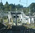 The station viewed from the north end in June 2014