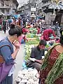 Vegetables on sale