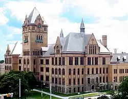 Old Main, a historic building at Wayne State University