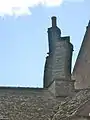 Old Swan, Rhayader Leaning chimney stacks.