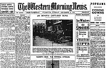 Western Morning News front page, December 3 1918