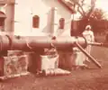 Big Ahom cannon near the dist.court, Sivasagar, 1902.