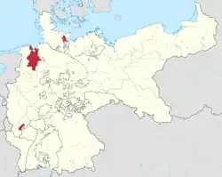 The Grand Duchy of Oldenburg within the German Empire