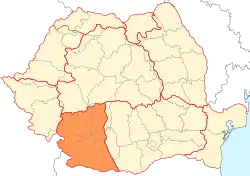 Oltenia within the Regions of Romania