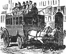 Image 94An early horse-drawn omnibus from mid-nineteenth century (from Bus)