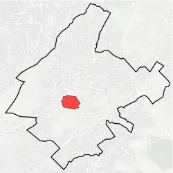 Location within Athens municipality