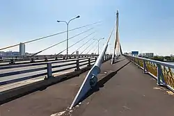 Rama VIII Bridge (from Phra Nakhon side looking towards Bang Phlat)