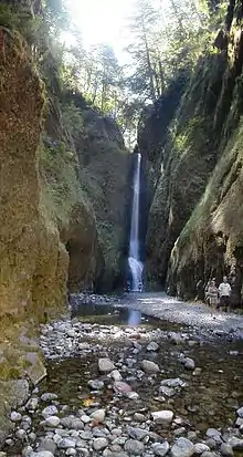 Lower Oneonta Gorge falls