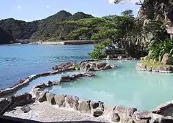 Nanki-Katsuura Onsen: open air hot spring