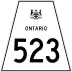 Highway 523 marker