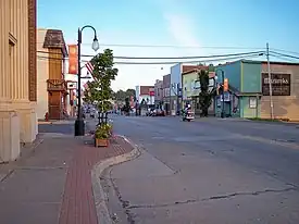 River Street (US 45) in downtown Ontonagon