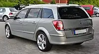 Opel Astra H Caravan (rear, post-facelift)