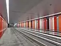 Underpass with moving walkway under Kalkbrænderihavnsgade