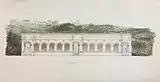 Charles-Frédéric Chassériau, "Projet d'orangerie et de fontaines dans les environs de Marseille" (1839)