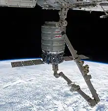 Cygnus being unberthed from Node 2 nadir