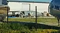 A photo of one of the testbed fuselages in a scrapyard outside Edwards Air Force Base in April 2020