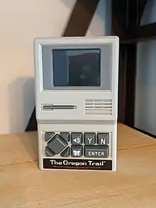 The Oregon Trail physical handheld