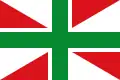 Flag of Orozko, Biscay, Basque County, Spain