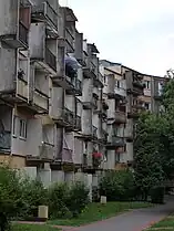 Brutalist Słowacki housing estate