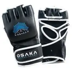 Image 28MMA gloves. They are fingerless gloves which allow both striking and grappling to occur. (from Mixed martial arts)