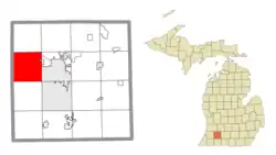 Location within Kalamazoo County