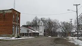 Looking south along Bird Lake Road