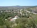 View from the hill above the village to the west