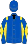 Royal Blue, Yellow epaulets, diabolo on sleeves