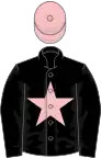 Black, Pink star, Pink cap