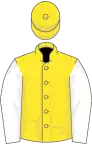 Yellow, white sleeves