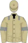 Beige, grey epaulets and armlets