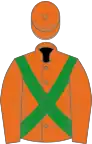 Orange, green cross-belts